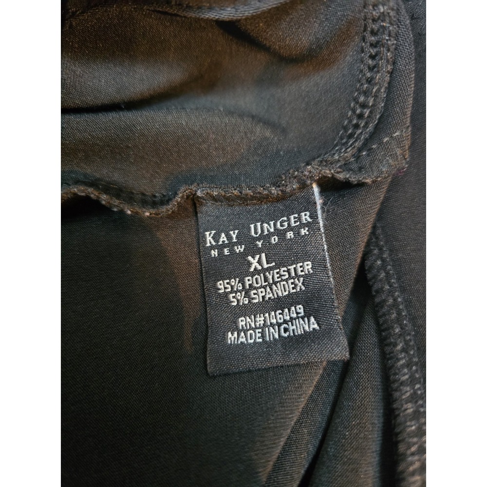 Kay Unger Womens Black Leggings Full Length Size XL - Picture 4 of 4